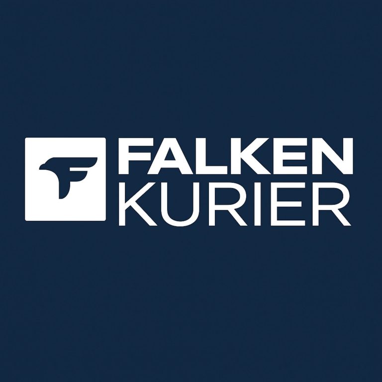 Falken Kurier – Express Kurierdienst Falken Kurier – schneller Kurierdienst für Expresslieferungen und zuverlässige Zustellung (Falke Kurier Logo)